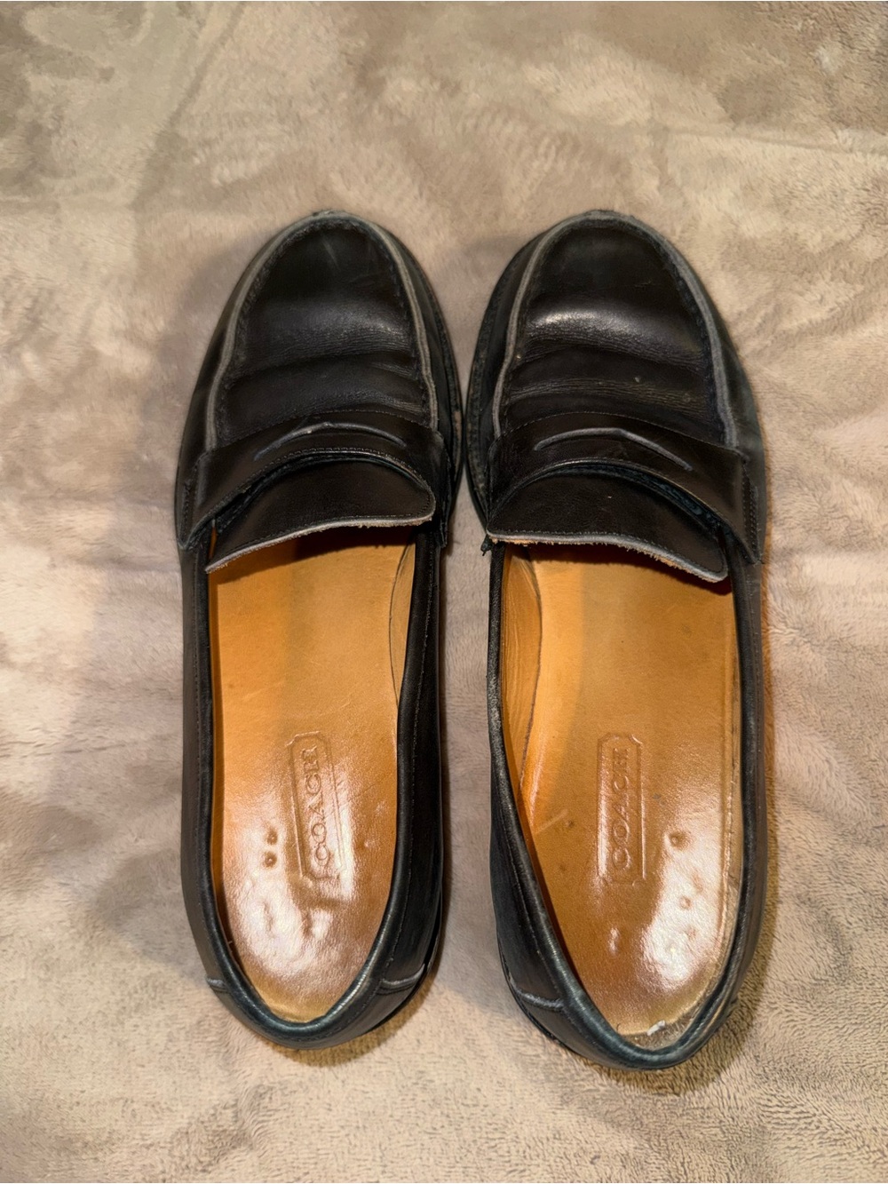 Vintage Women’s Coach Penny Loafers MADE IN ITALY